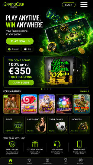 gaming club casino Gameplay