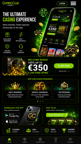 gaming club casino Gameplay