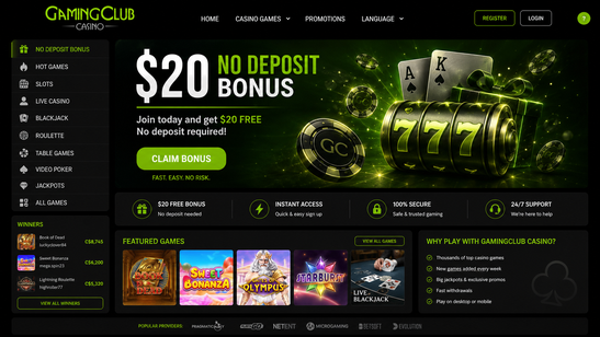 gaming club casino Gameplay