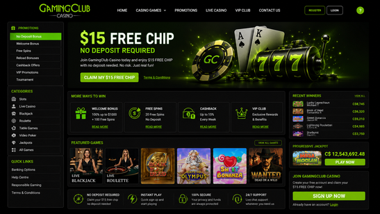gaming club casino Gameplay